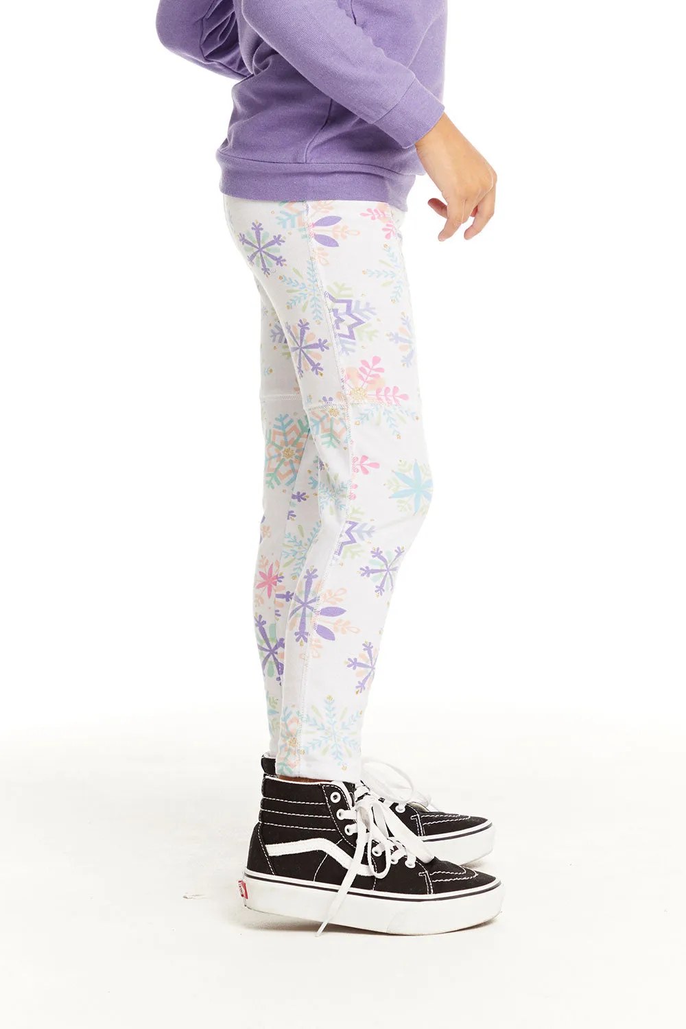 Seamed Panel Snowflake Jogger