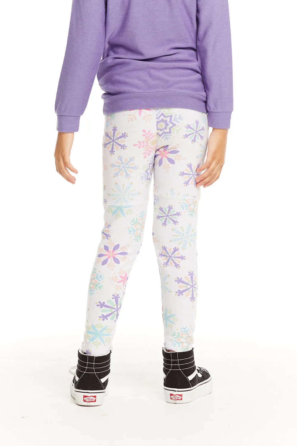 Seamed Panel Snowflake Jogger