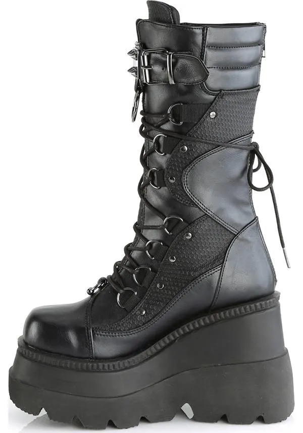 SHAKER-70 [Black] | PLATFORM BOOTS [IN STOCK]