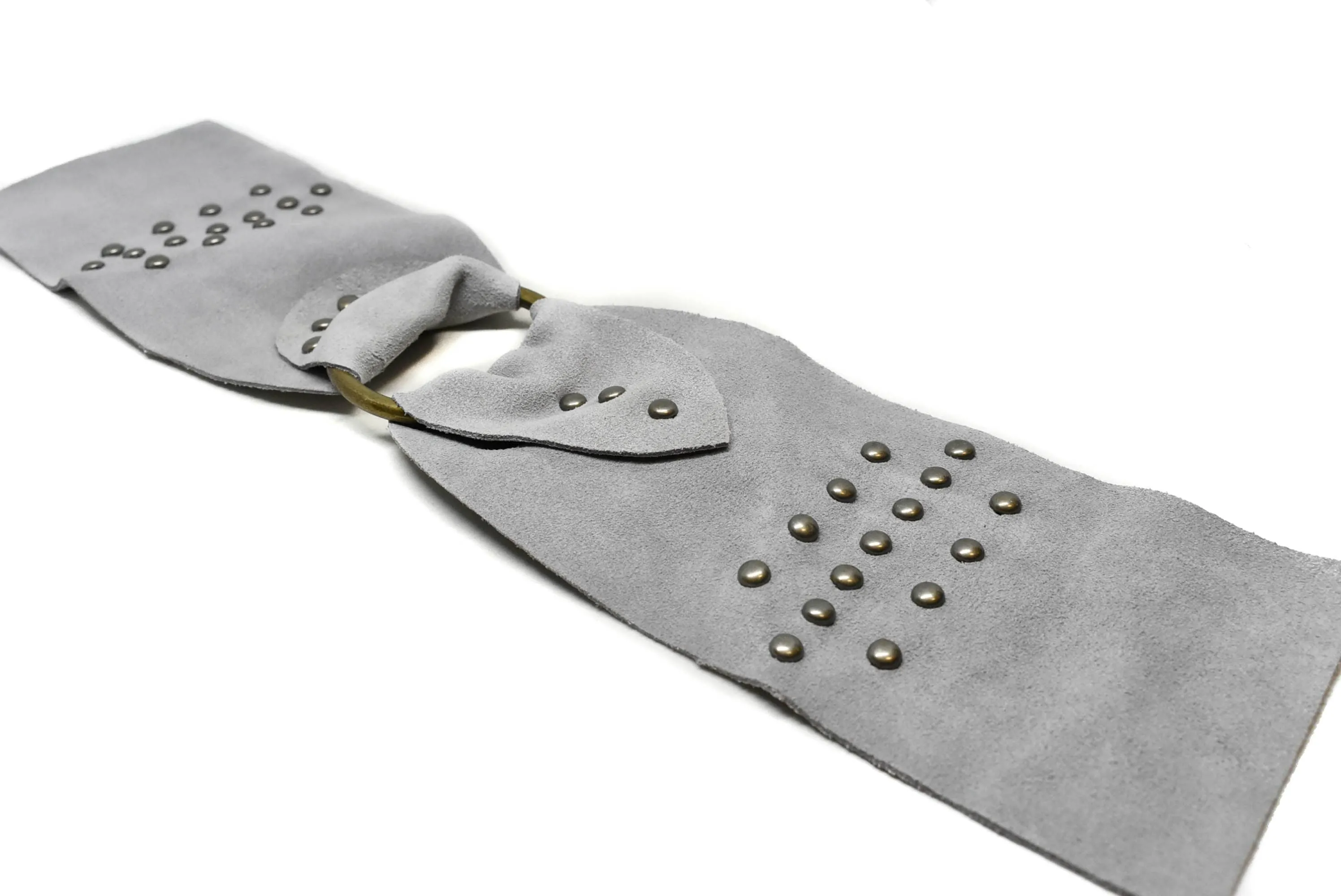 Studded Suede Belt 15.50" x 3.50" - 1 Piece