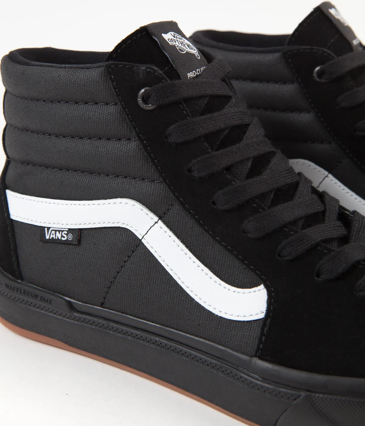 Vans Sk8-Hi Pro BMX Shoes - Black / White
