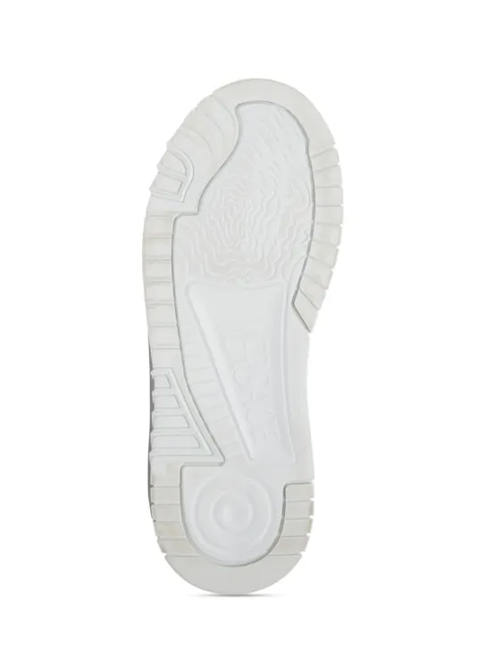 Versace   Leather sneakers 