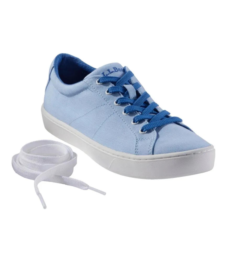 Women's Eco Bay Canvas Sneakers, Lace-Up